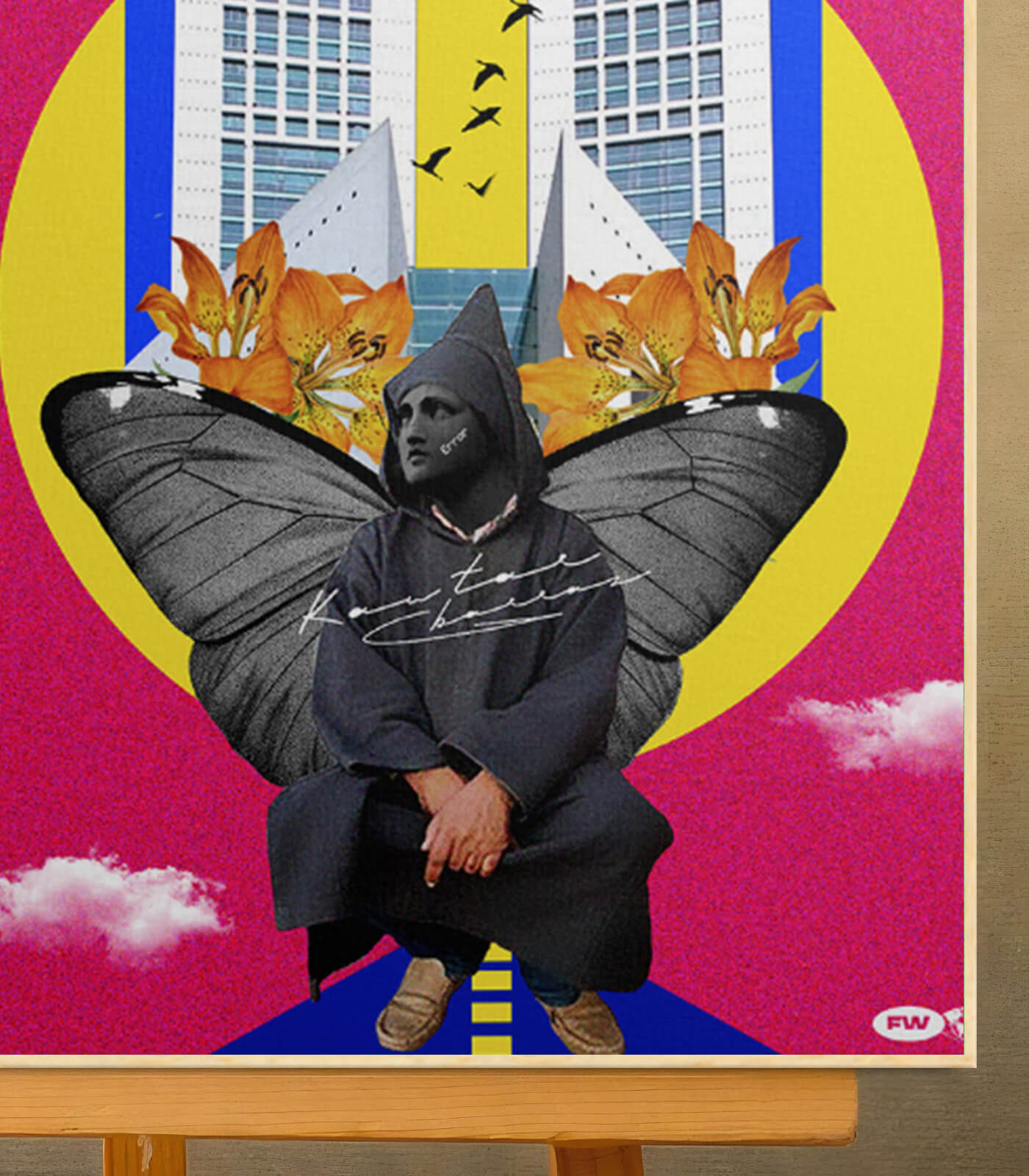 Casa Only - signé par l'artiste Kawtar BRZ.